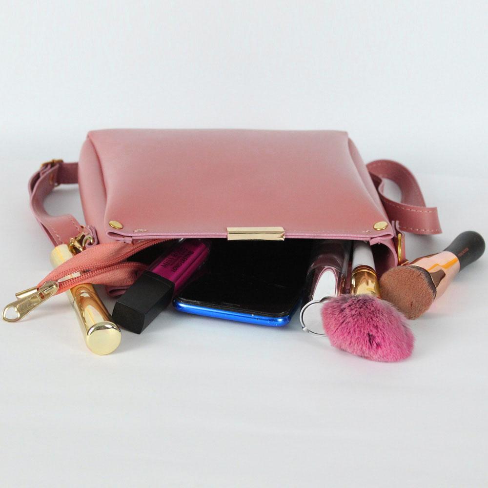 : Girl's Rexine Plain Hand Bag