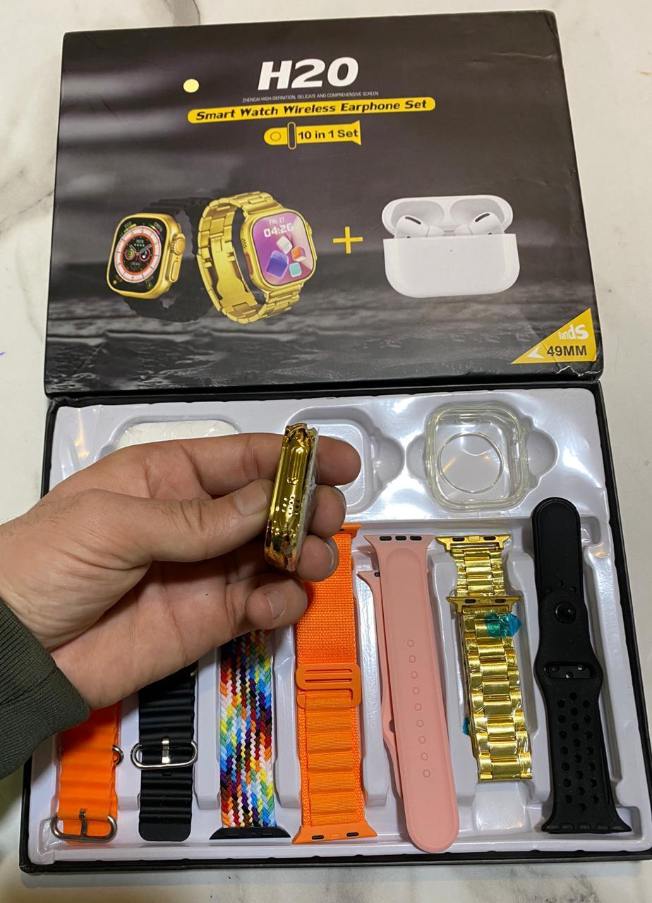 10 In 1 Bluetooth Smart Watch with Long-Lasting Battery